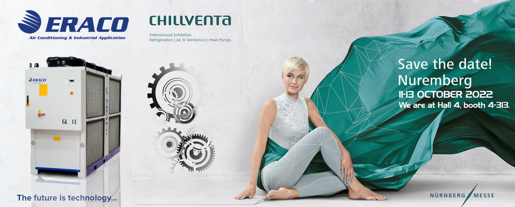 <p>Мы участвуем в Chillventa — ведущей мировой выставке холодильной техники<br />с 11 по 13 октября 2022 года в Нюрнберге. Мы находимся в зале 4, стенд 4-313.</p>