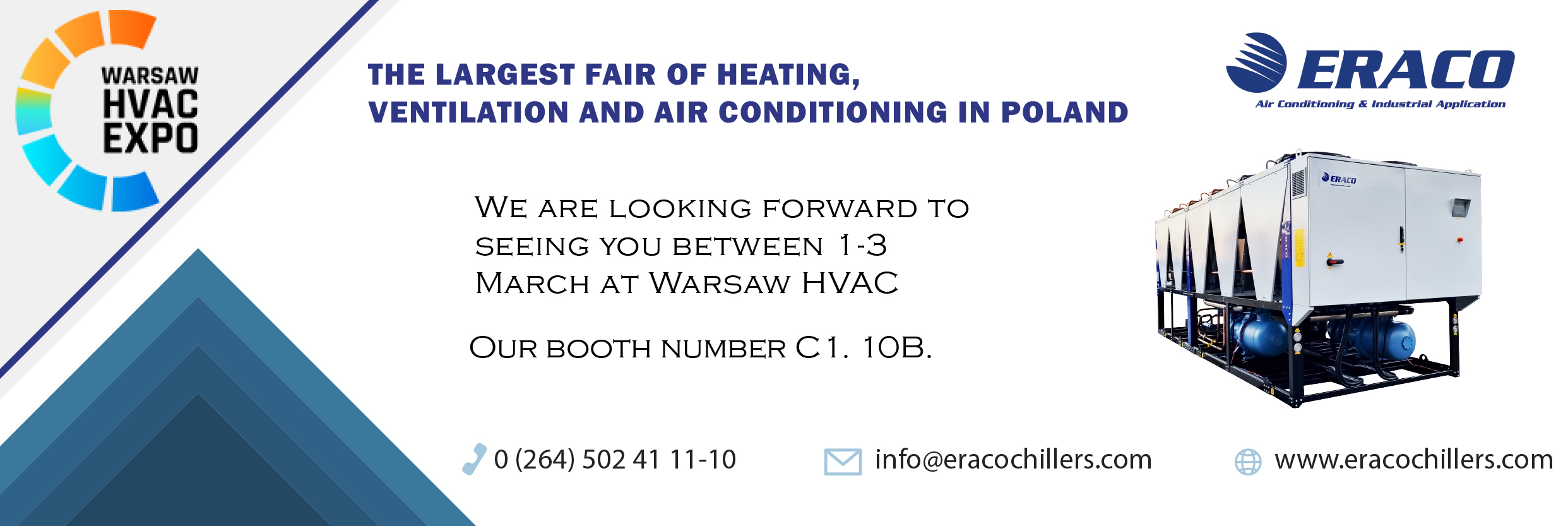 <p>Ждем Вас с 1 по 3 марта на выставке HVAC в Варшаве.<br />Номер нашего стенда c1.10b</p>