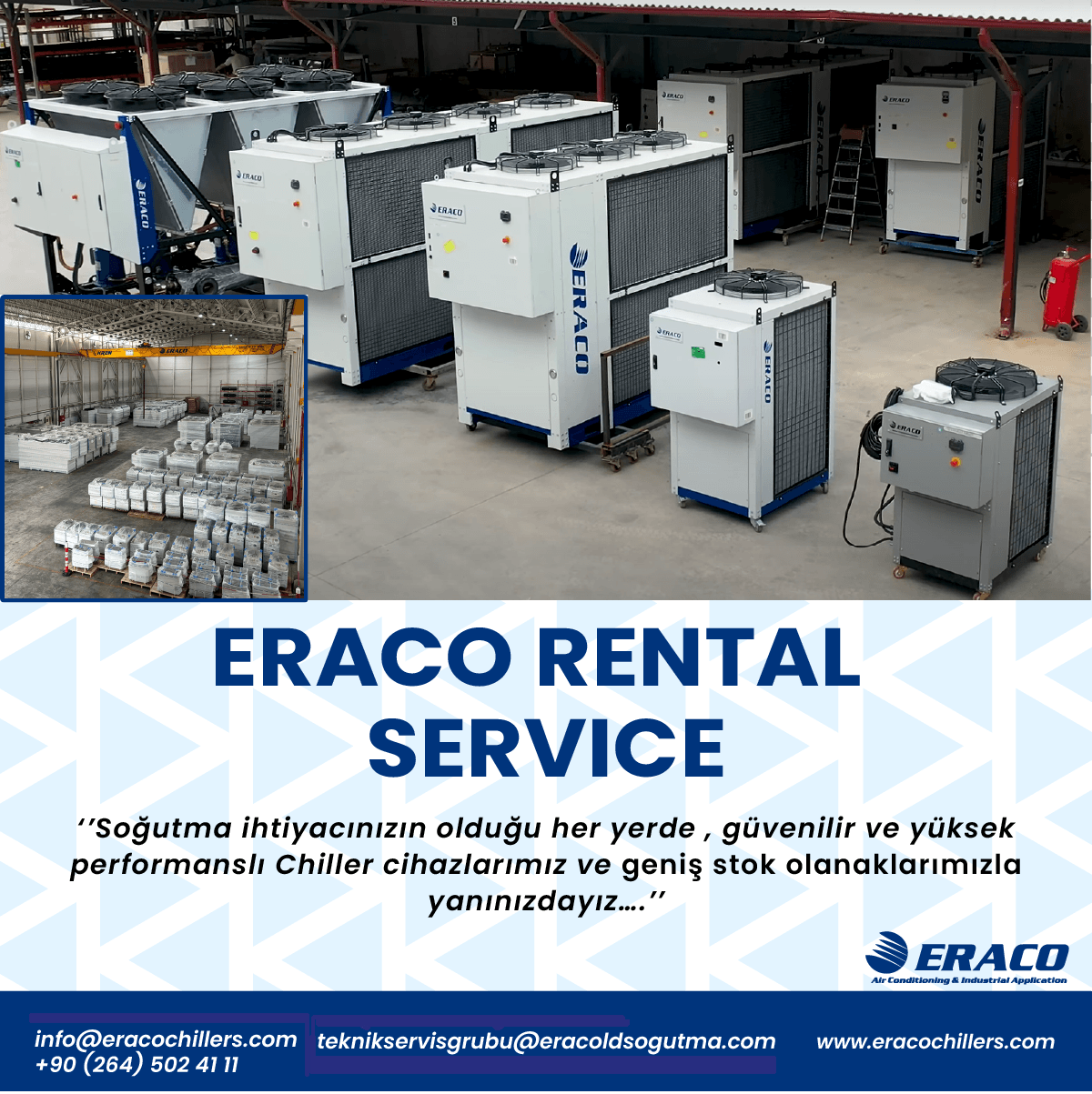 Providing Uninterrupted Cooling Solutions with Eraco Rental Service